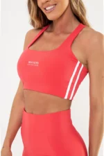 Top Lótus Vermelho Goiaba / Branco - Imagem 3