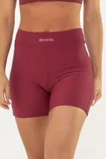 Shorts Peônia Cranberry Canelado