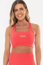 Top Lótus Vermelho Goiaba / Branco - Imagem 5