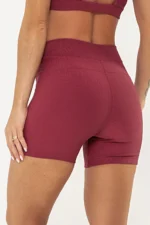 Shorts Peônia Cranberry Canelado - Imagem 2