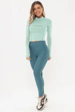 Blusa Margarida Verde Jade - Imagem 6