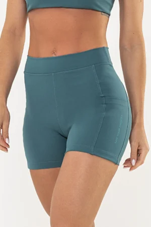 Shorts Aurora Verde Pavão