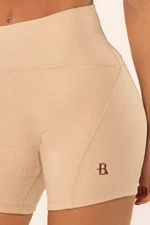 Shorts Lótus 2.0 Cream Canelado - Imagem 3
