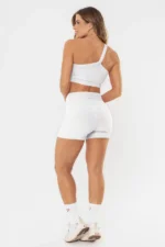 Shorts Lótus 2.0 Branco Canelado - Imagem 6