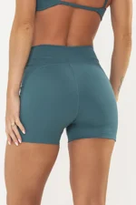 Shorts Aurora Verde Pavão - Imagem 2
