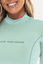 Blusa Margarida Verde Jade - Imagem 3