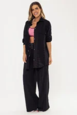 Camisa Violeta Preto - Imagem 7